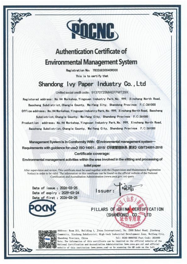 Shandong Evergreen Vine Paper Industry Co., Ltd. - Initial Review E English